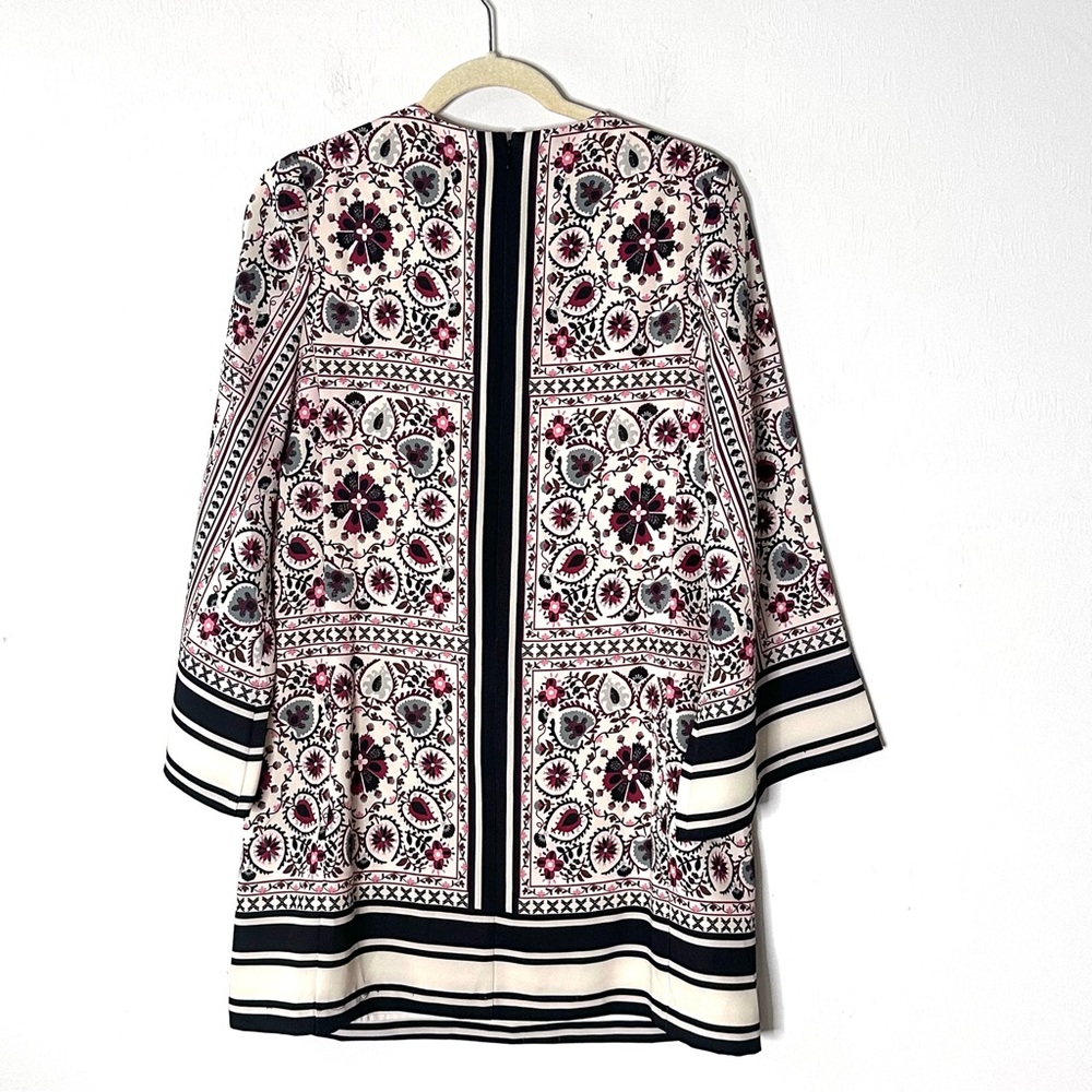 New! Tuckernuck Patchwork Floral Mini Jamie Long Bell Sleeve Boho Dress Size S - Picture 5 of 5